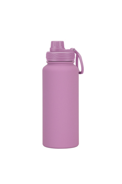 Generic Stainless Steel Sports Water Bottle 1L Wide Mouth Outdoor Insulated