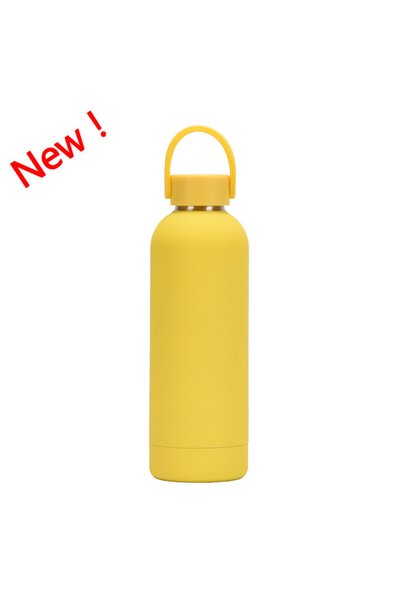 Generic Double Wall Stainless Steel Insulated Bottle 500ml Handle Small Mouth...