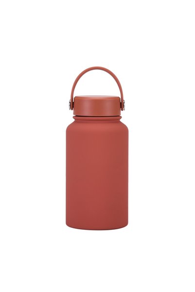 Generic Stainless Steel Vacuum Insulated Sports Bottle 650ml Handle Outdoor