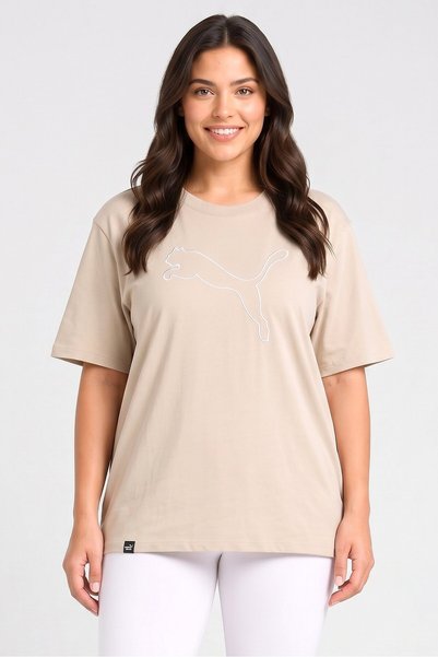 Puma تي شيرت نسائي بأكمام قصيرة، تصميم مريح، مناسب للارتداء في الهواء الطلق، ...