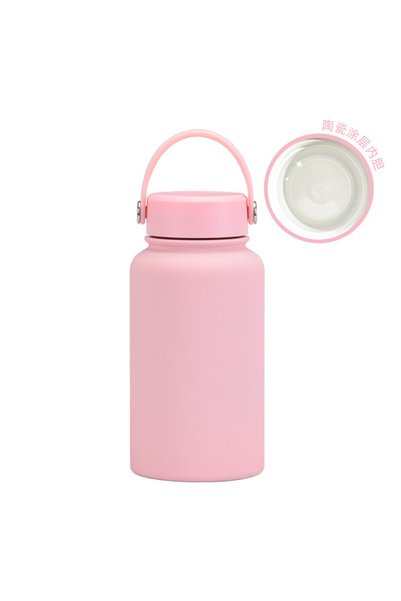 Generic Ceramic Coated Stainless Steel Insulated Bottle 650ml Wide Mouth Outdoor