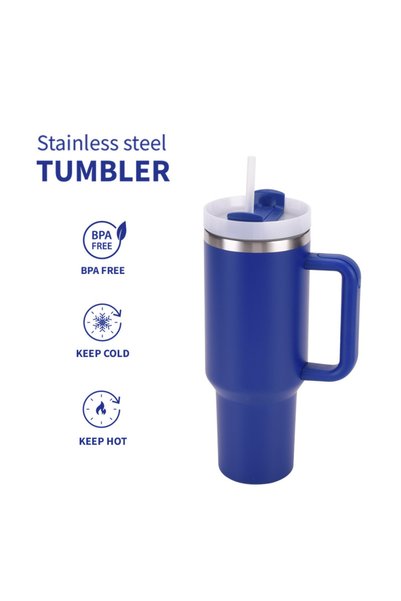 Generic Stainless Steel Vacuum Insulated Tumbler 40oz with Handle Car Cup for...