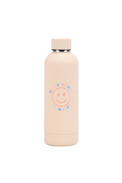 Generic Stainless Steel Insulated Water Bottle 500ml Small Mouth Abstract Print