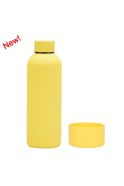 Generic Double Wall Insulated Bottle 500ml Small Mouth Silicone Base Outdoor