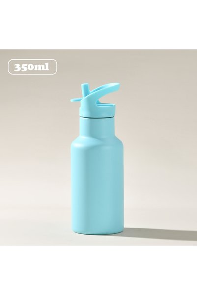 Generic Double Wall 316 Stainless Steel Insulated Straw Sports Bottle 350ml O...