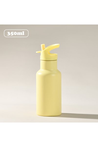 Generic Double Wall 316 Stainless Steel Insulated Straw Sports Bottle 350ml O...