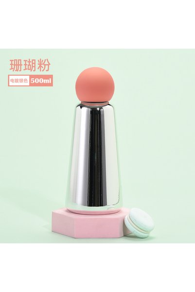 Generic 316 Stainless Steel Electroplated Insulated Water Bottle 500ml for Ki...