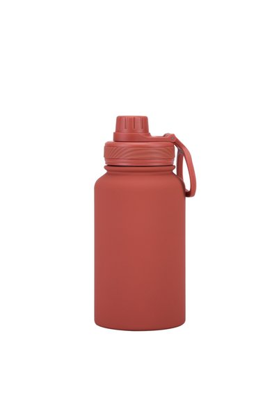 Generic Stainless Steel Vacuum Insulated Sports Bottle 650ml Handle Outdoor