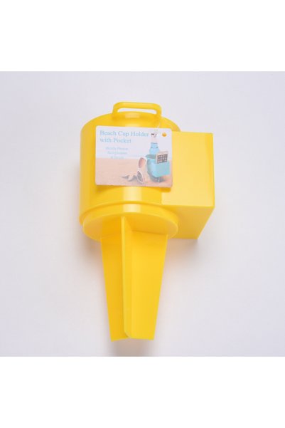 Generic Plastic Beach Cup Holder Outdoor Camping Sand Cup Tray Organizer