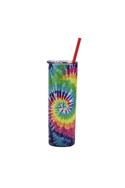 Generic Stainless Steel Skinny Tumbler 650ml Double Wall Tie Dye Sublimation