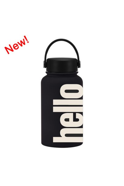 Generic Wide Mouth Vacuum Insulated Water Bottle 650ml Printed for Kids Stude...