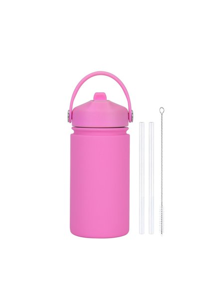Generic 316L Stainless Steel Wide Mouth Insulated Sports Bottle 350ml Spout H...