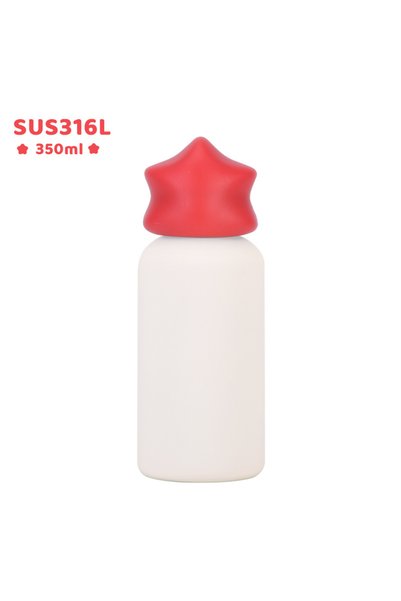 Generic 316 Stainless Steel Insulated Water Bottle 350ml Star Design Kids Out...