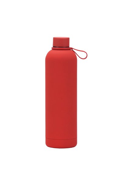 Generic Stainless Steel Insulated Bottle 1L Small Mouth Handle Outdoor Sports