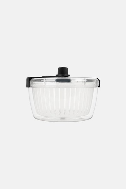 Gourmet Salad Spinner With Drain Basket, Transparent