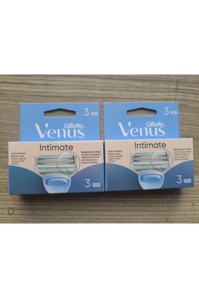 Gillette Venus Venus Intimate Area 3-Blade Replacement Razor for Women, Pack ...