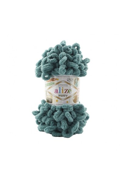 Alize Puffy 1 bucată 148 fir de tricotat manual Puffy 1 bucată fir de tricota...