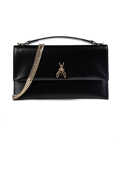 Patrizia Pepe Clutch Tasche Leder 28 cm