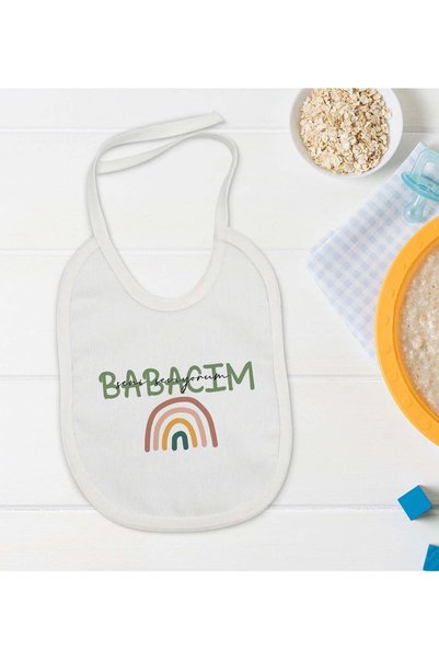 Bk Gift BK Kids Father's Day-Themed Baby Bib - Model 1 en119541