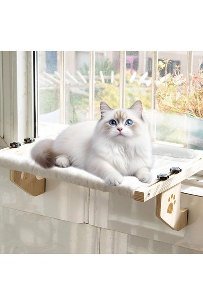 ANYUAN Cat Hammock, Cat Window Perch Bed, Hanging Bed for Large Cats, Easy As...
