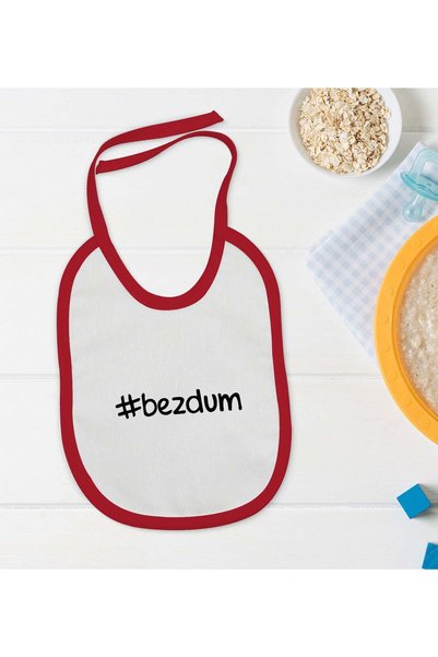 Bk Gift BK Kids Bezdum-Designed Red Baby Bib - 1 en124394