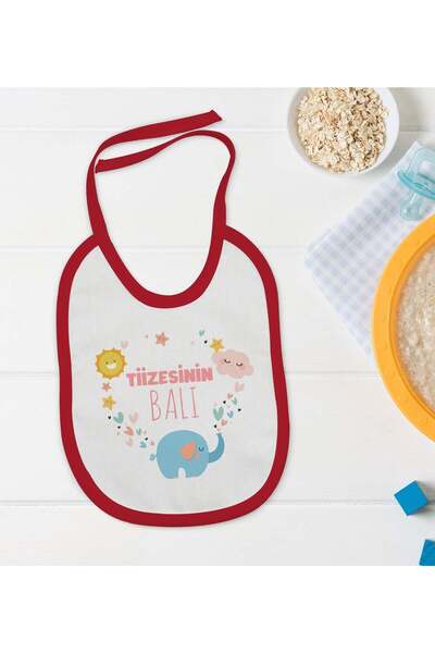 Bk Gift BK Kids "Bee" Design Red Baby Bib - 1 en124684