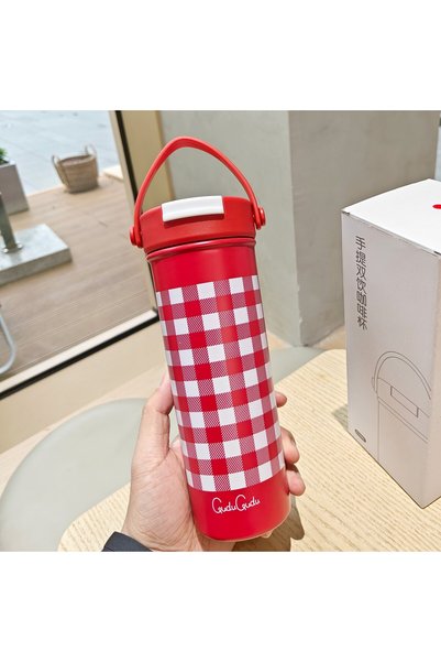 Generic Stainless Steel Vacuum Insulated Coffee Cup Dual Drink Handle Tumbler