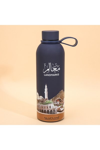 Generic Stainless Steel Insulated Bottle 500ml Handle Outdoor Vacuum Travel