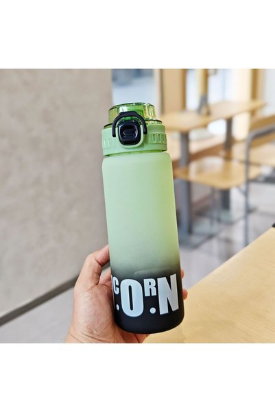 Generic Frosted Plastic Sports Water Bottle Direct Sip Large Capacity Tumbler
