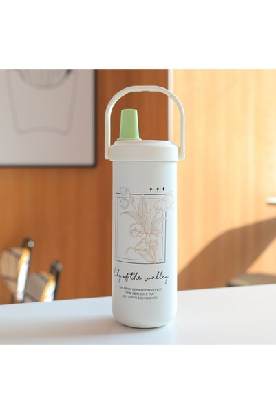 Generic Stainless Steel Vacuum Insulated Coffee Tumbler Straw Travel Cup Large