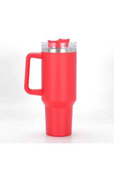 Generic Stainless Steel Vacuum Insulated Straw Tumbler with Handle Outdoor