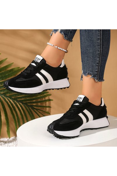 SOSENFER Women's Running Shoes, Fashionable Casual Shoes with Thick Soles and...