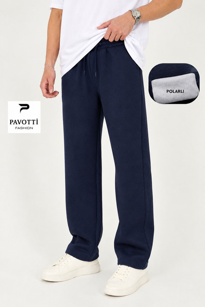 Pavotti Erkek Kışlık 3 İp Kumaş Şardonlu (İçi Polarlı) Arka Cep Detaylı Baggy...