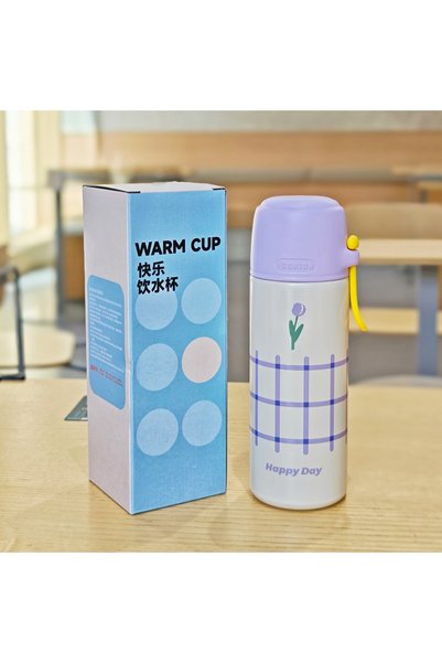 Generic Stainless Steel Vacuum Insulated Water Cup with Filter Student Tumbler