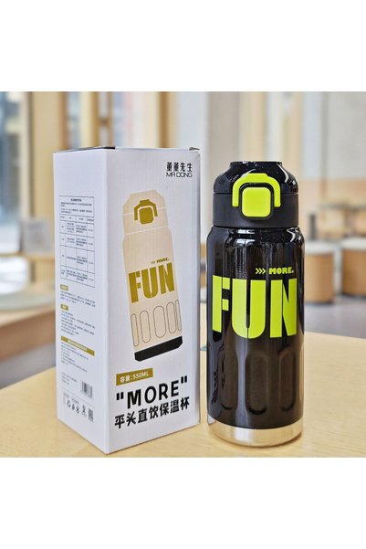 Generic Stainless Steel Vacuum Insulated Sports Water Bottle Flip Direct Sip