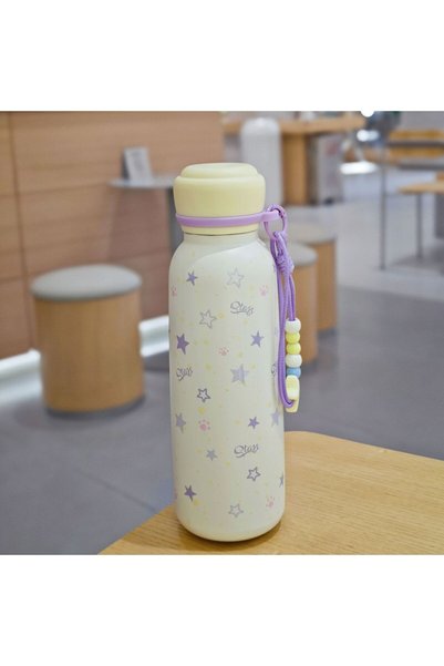Generic Insulated Dual Drink Straw Cup Car Student Portable Travel Cup