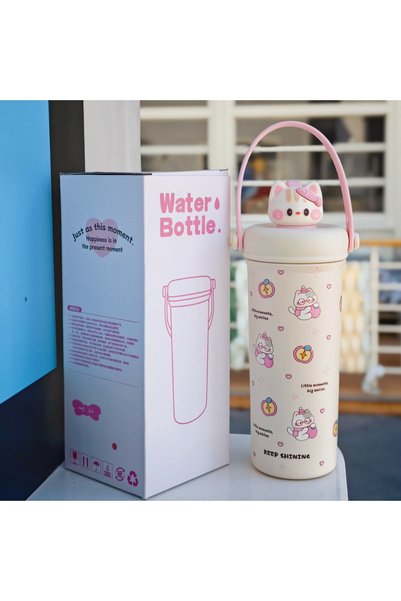 Generic Vacuum Insulated Cold Retention Cup Rope Portable Travel Tumbler