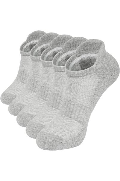 GENERAL 5 Pairs Running Ankle Cotton Socks for Men Women
