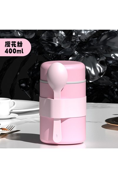 Generic Stainless Steel Vacuum Insulated Food Jar Lunch Box Portable Home