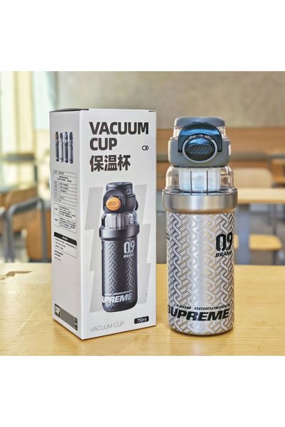 Generic Stainless Steel Insulated Dual Drink Flip Lid Large Outdoor Fitness
