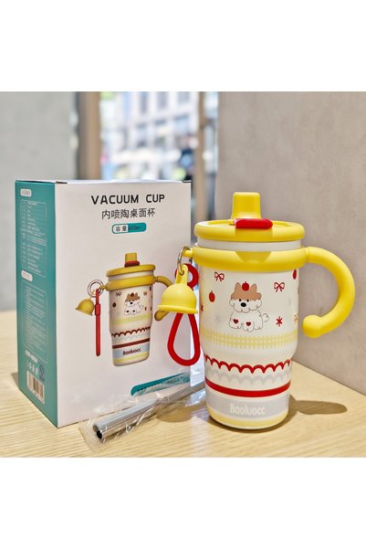 Generic Stainless Steel Vacuum Insulated Coffee Cup Ceramic Lined Office Tumbler