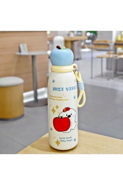 Generic 316 Stainless Steel Insulated Straw Cup Rope Student Travel