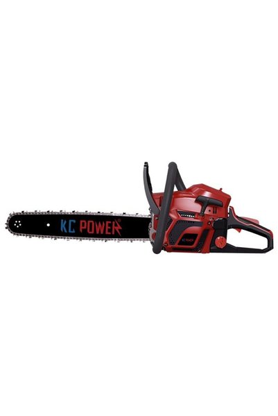 Kc Power منشار سلسلة يعمل بالبنزين KC6200-6 بقوة 3000 واط وسعة 62 سم مكعب، مق...