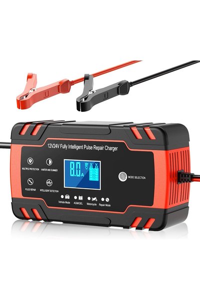 Generic 8Amp Car Battery Charger, 12V Automatic Smart Battery Charger