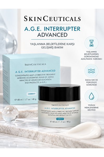 SkinCeuticals أ.ج.إ. كريم الوجه "إنترابتر أدفانسد" بحجم 48 مل - كريم لشد البش...