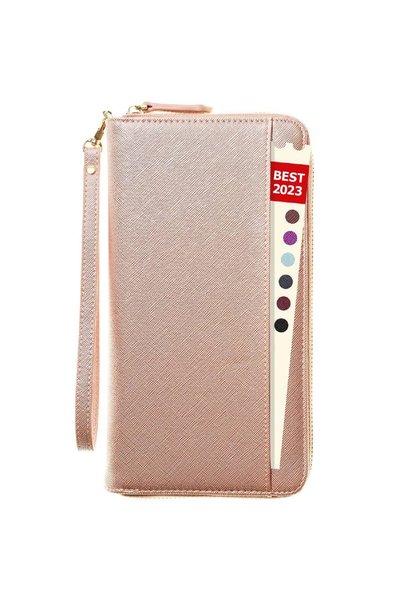 GENERAL Travel Wallet Family Passport Holder RFID Travel Document Organizer –...