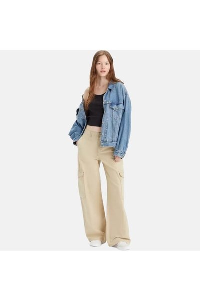 Levi's Pantaloni largi, bumbac, bej, W27-L28 US