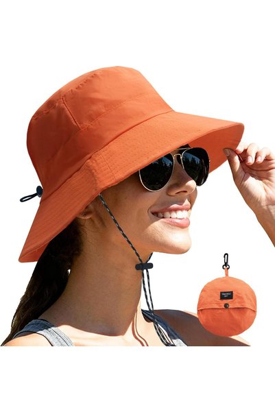 Generic Sun Hat Womens Men 3 Wide Brim UPF 50+ Fishing Beach Bucket Hats