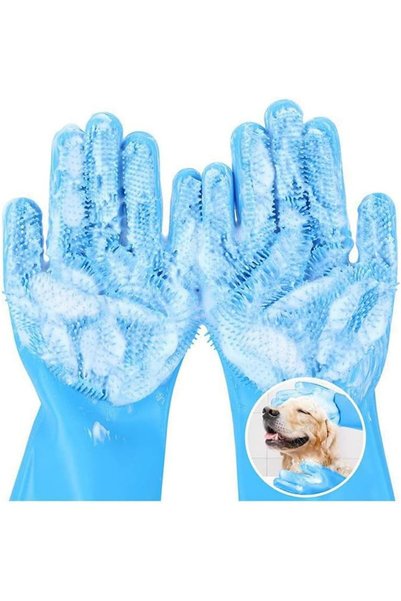 Generic Pet Bathing Silicone Gloves, Dog and Cat Bathing Brush, Suitable For ...