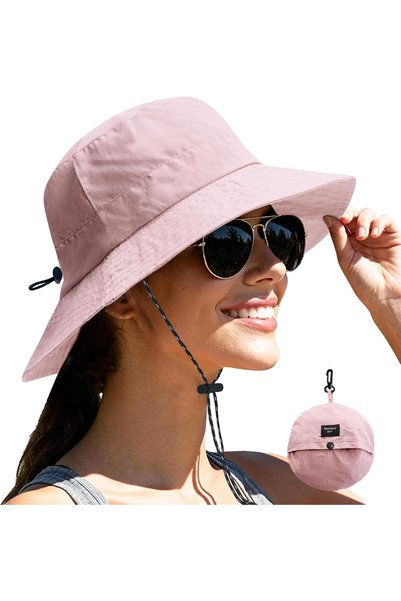 Generic Sun Hat Womens Men 3 Wide Brim UPF 50+ Fishing Beach Bucket Hats